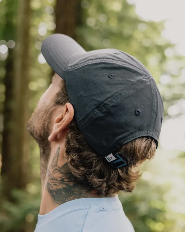 Store Passenger Active Organic 6 Panel Cap Black