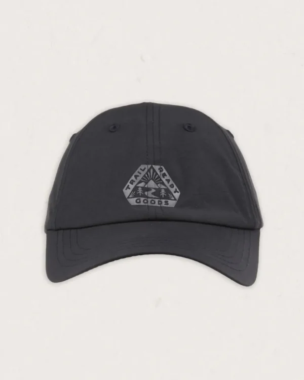Store Passenger Active Organic 6 Panel Cap Black