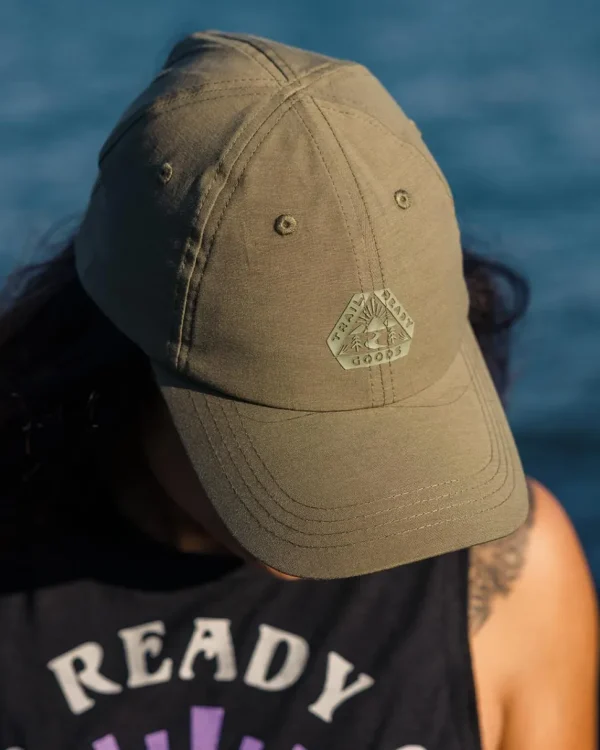 Outlet Passenger Active Recycled 6 Panel Cap Dusty Olive