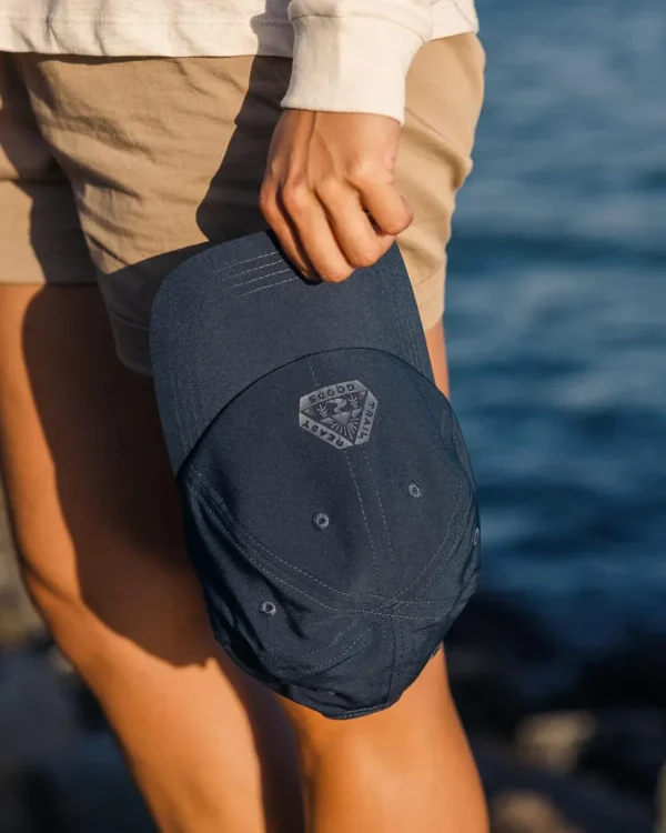 Sale Floris van Bommel Active Recycled 6 Panel Cap Dark Denim