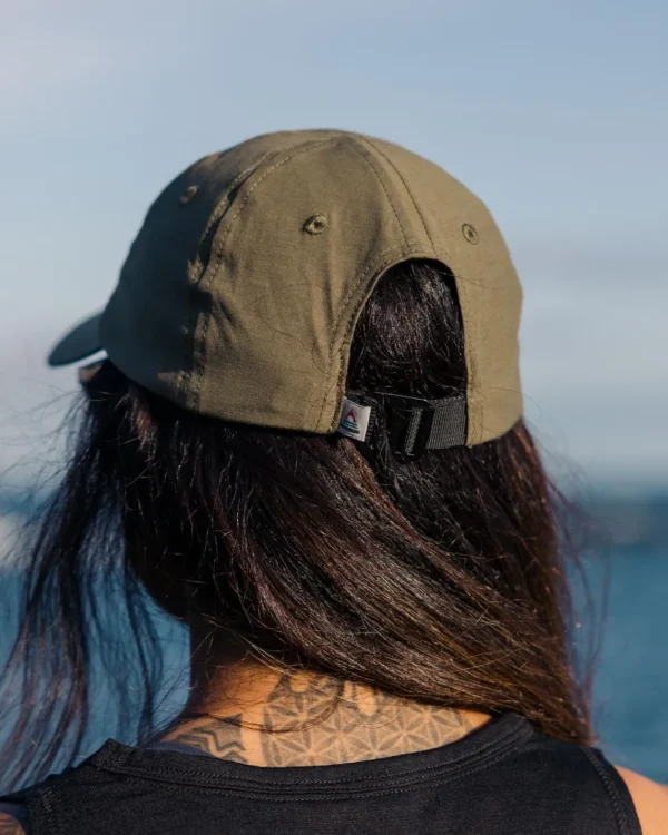 Outlet Passenger Active Recycled 6 Panel Cap Dusty Olive