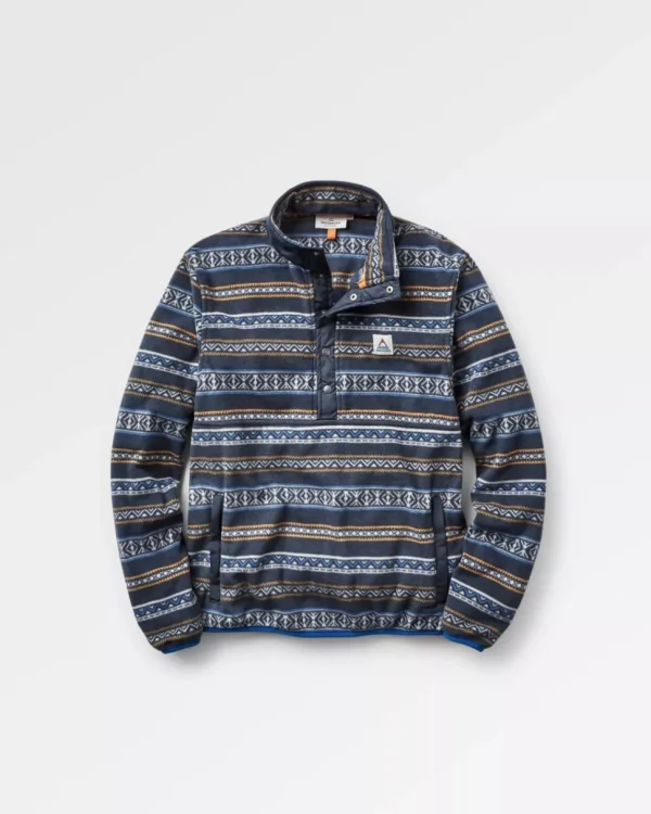 Discount Floris van Bommel Adrift Recycled Polar Fleece Midnight Fairisle