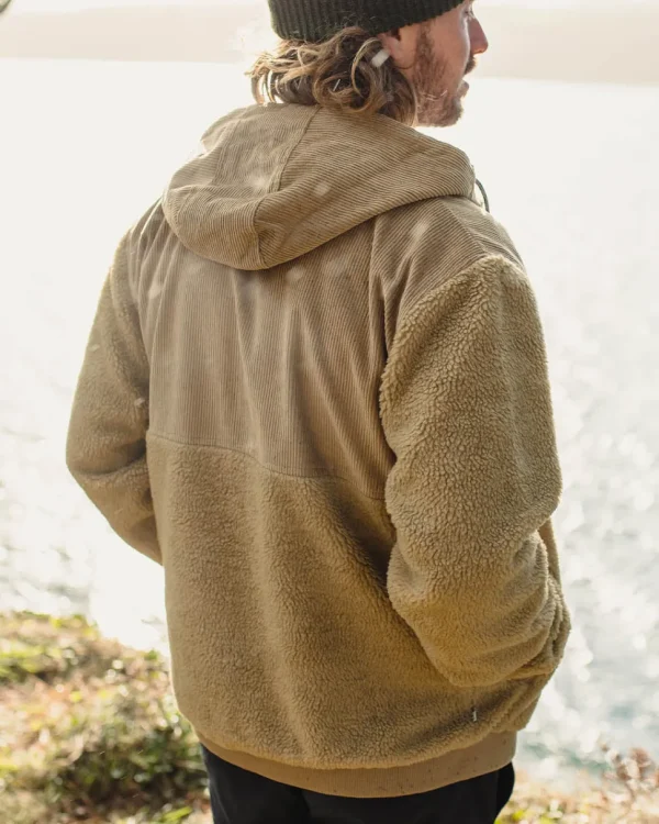 Shop Floris van Bommel Adventure Recycled Deep-Pile Sherpa Fleece Biscuit