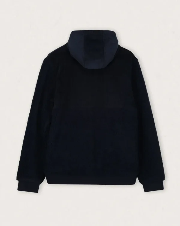 Flash Sale Floris van Bommel Adventure Recycled Deep-Pile Sherpa Fleece Deep Navy