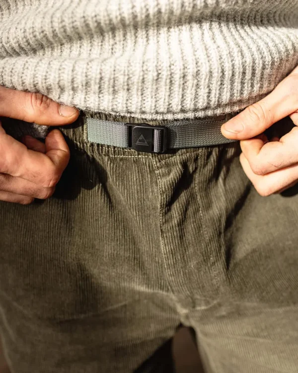 Shop Floris van Bommel Adventurer Cord Pants Dusty Olive