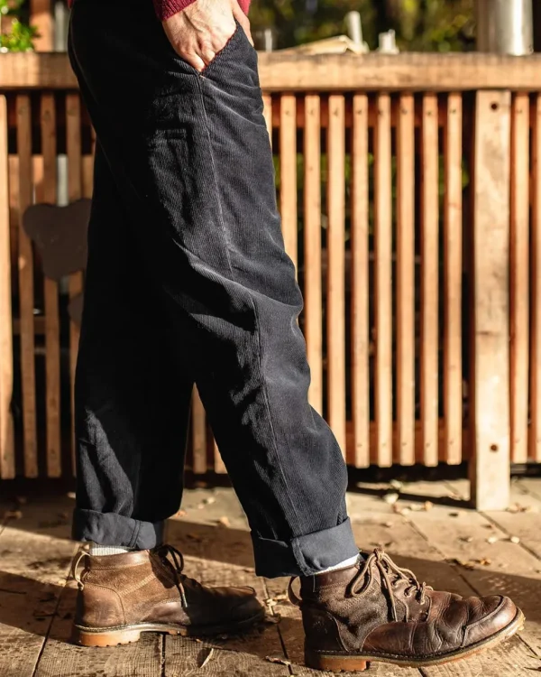 Online Floris van Bommel Adventurer Cord Pants Deep Navy