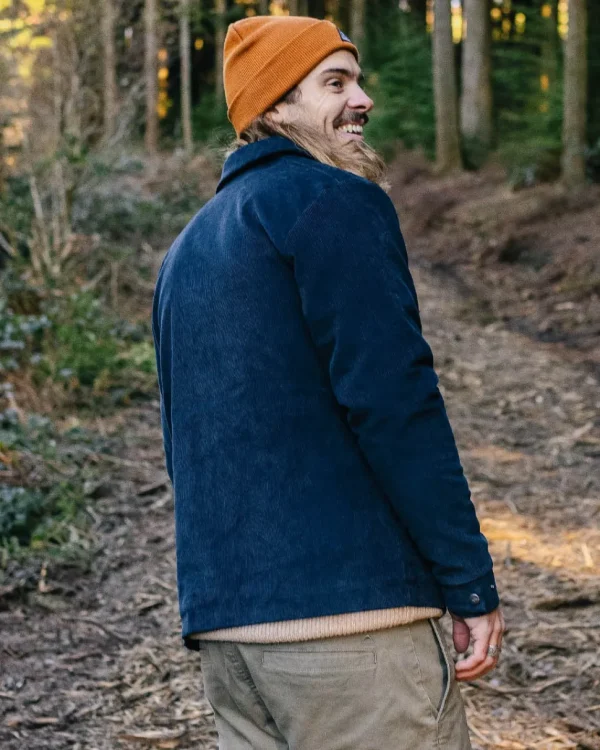 Best Floris van Bommel Alder Cord Jacket Deep Navy