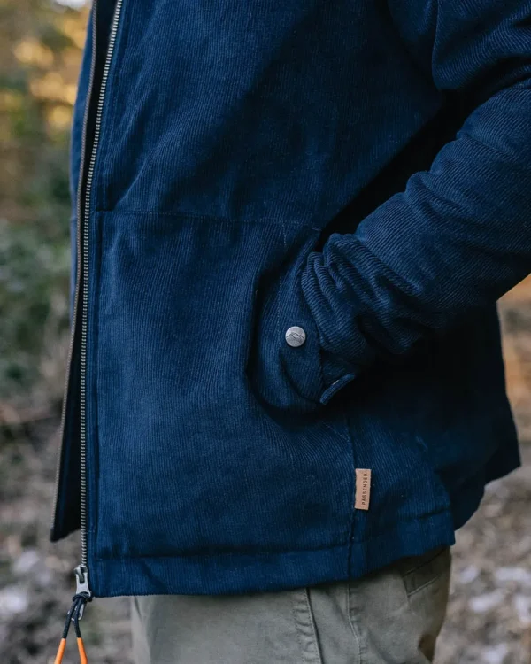 Best Floris van Bommel Alder Cord Jacket Deep Navy