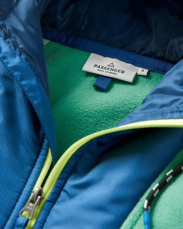 Online Passenger Alexander Recycled Polar Hooded Fleece Green Spruce