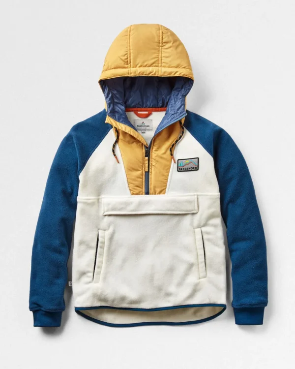 Sale Passenger Alexander Recycled Polar Hooded Fleece Egret