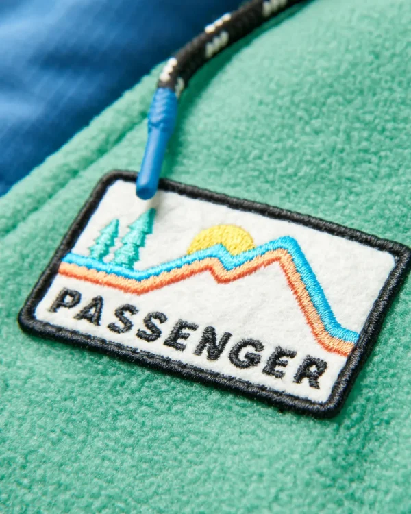 Online Passenger Alexander Recycled Polar Hooded Fleece Green Spruce