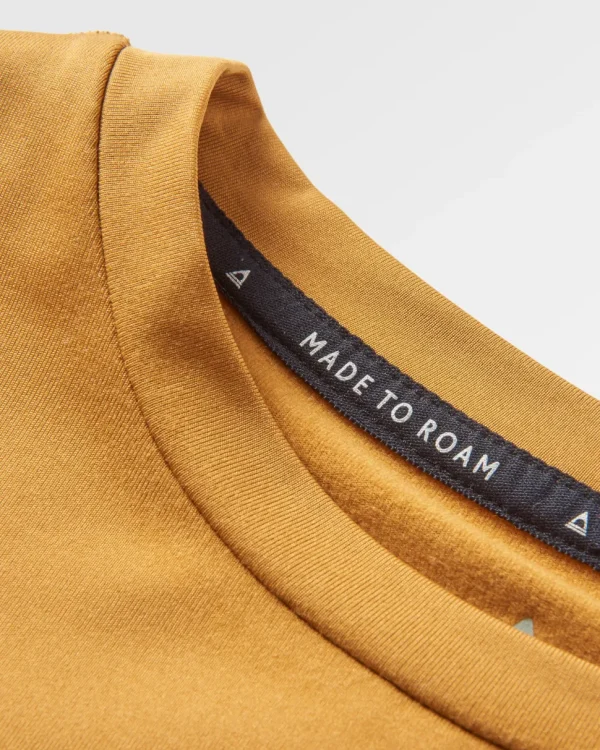 Discount Passenger Align Active Recycled T-Shirt Dusty Ochre