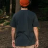 Outlet Passenger Alp Recycled Cotton T-Shirt Black
