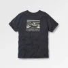 Outlet Passenger Alp Recycled Cotton T-Shirt Black