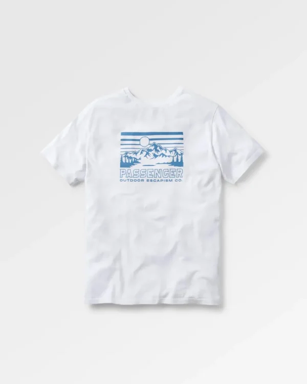 Sale Passenger Alp Recycled Cotton T-Shirt White