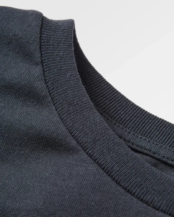 Outlet Passenger Alp Recycled Cotton T-Shirt Black