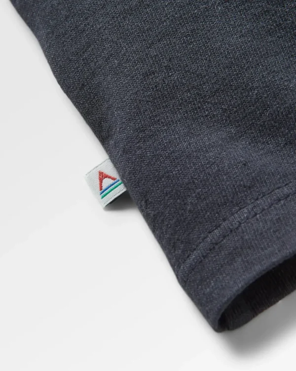 Outlet Passenger Alp Recycled Cotton T-Shirt Black