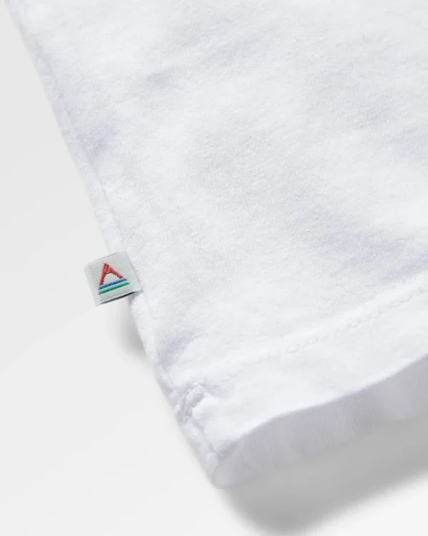 Sale Passenger Alp Recycled Cotton T-Shirt White