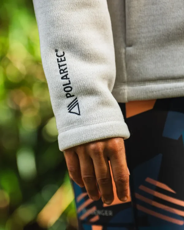 Clearance Passenger Amber Recycled Polartec® Fleece Vintage White