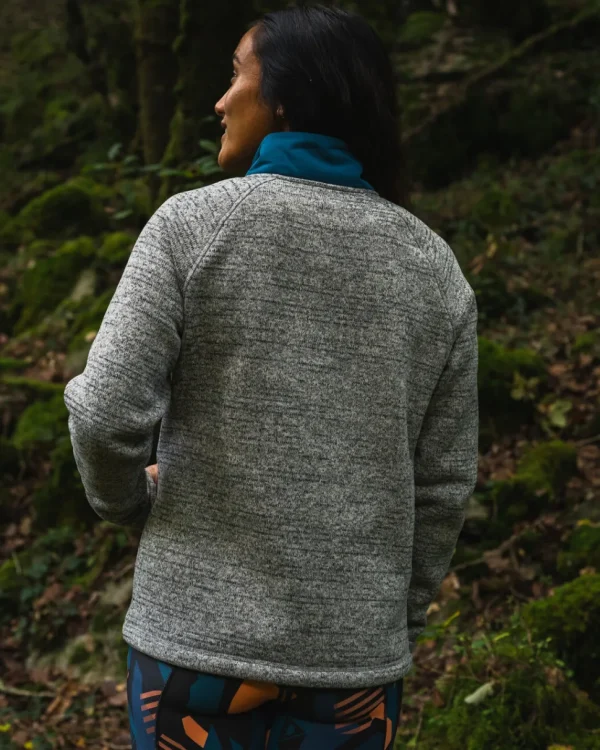 Outlet Passenger Amber Recycled Polartec® Fleece Grey Marl