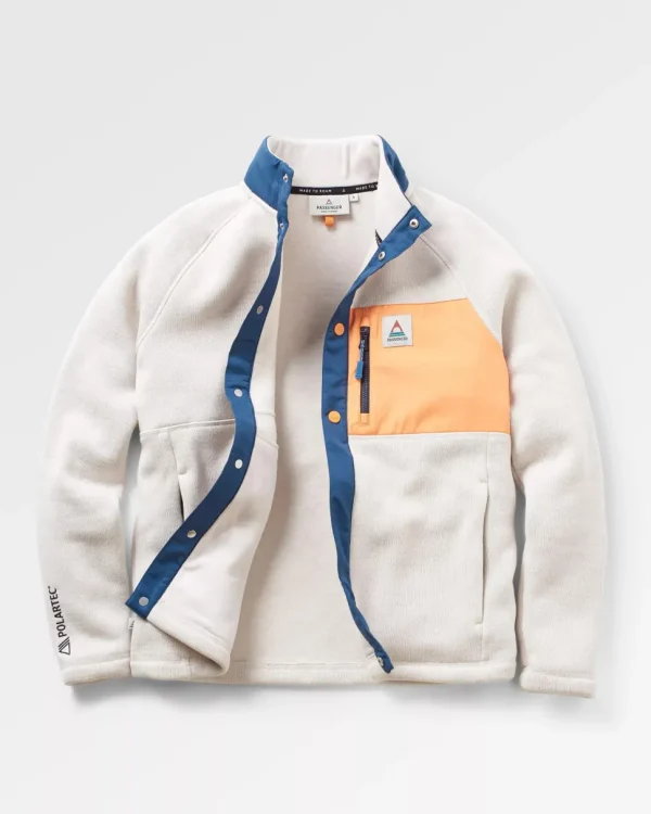 Clearance Passenger Amber Recycled Polartec® Fleece Vintage White