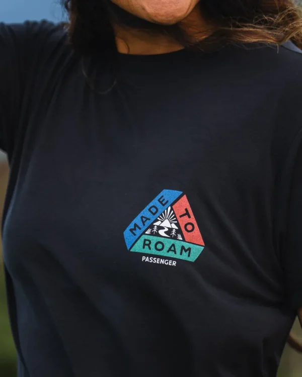 Online Passenger Aurora Recycled Active T-Shirt Black