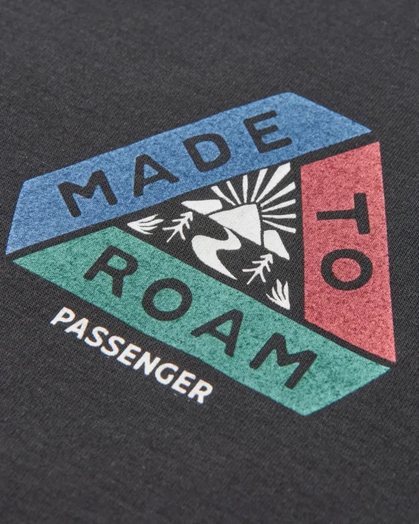 Online Passenger Aurora Recycled Active T-Shirt Black