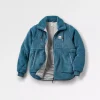Cheap Passenger Awaken Recycled Deep-Pile Sherpa Fleece Washed Blue