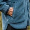 Cheap Passenger Awaken Recycled Deep-Pile Sherpa Fleece Washed Blue