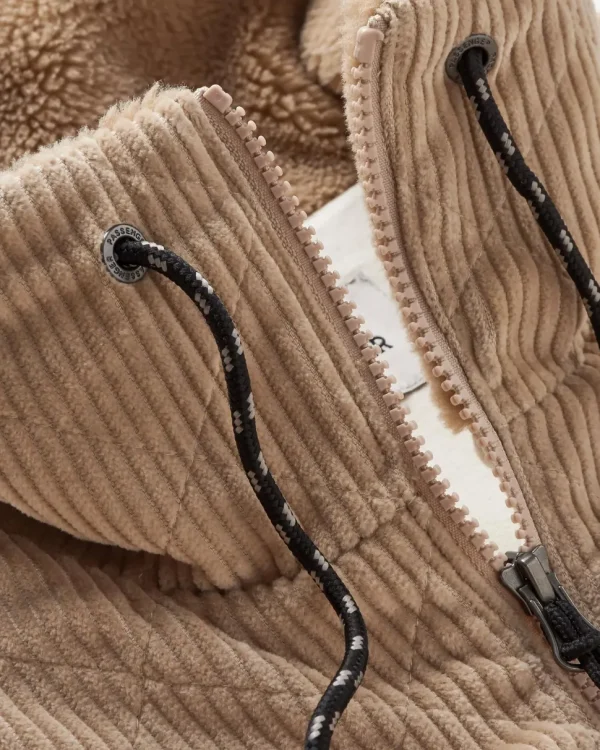 Sale Passenger Awaken Recycled Deep-Pile Sherpa Fleece Biscuit
