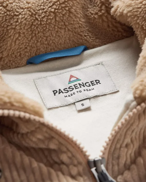 Sale Passenger Awaken Recycled Deep-Pile Sherpa Fleece Biscuit