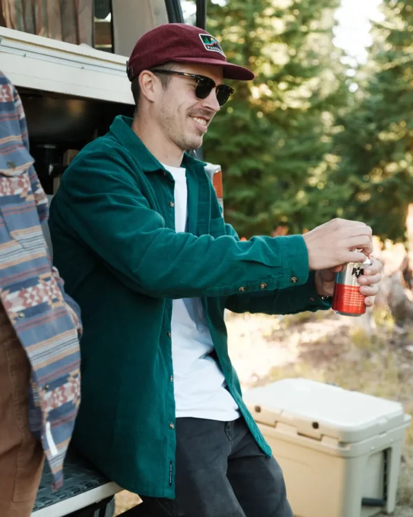 Store Passenger Backcountry Cord Shirt Storm Green