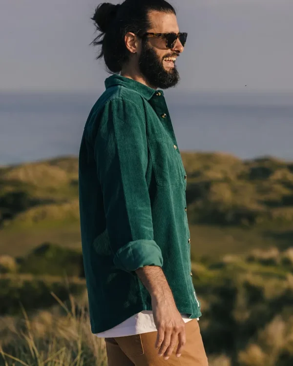 Store Passenger Backcountry Cord Shirt Storm Green