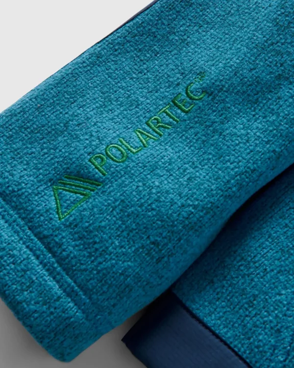 Shop Floris van Bommel Backroads Recycled Polartec® Fleece Blue Steel Marl