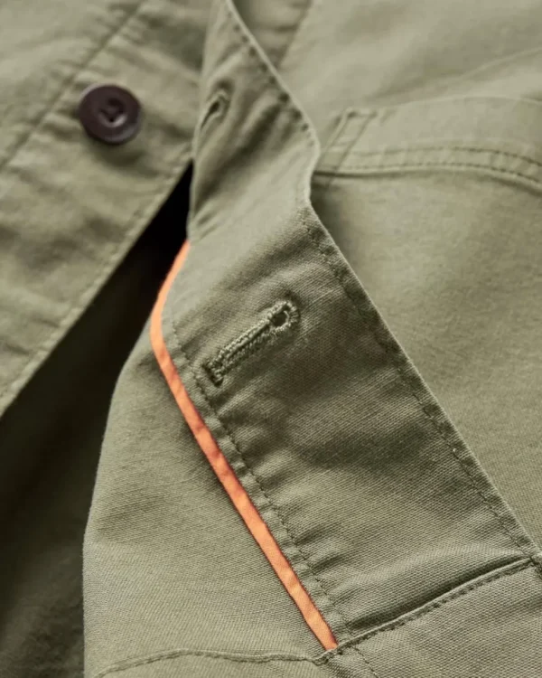Fashion Passenger Balsa Canvas Overshirt Khaki