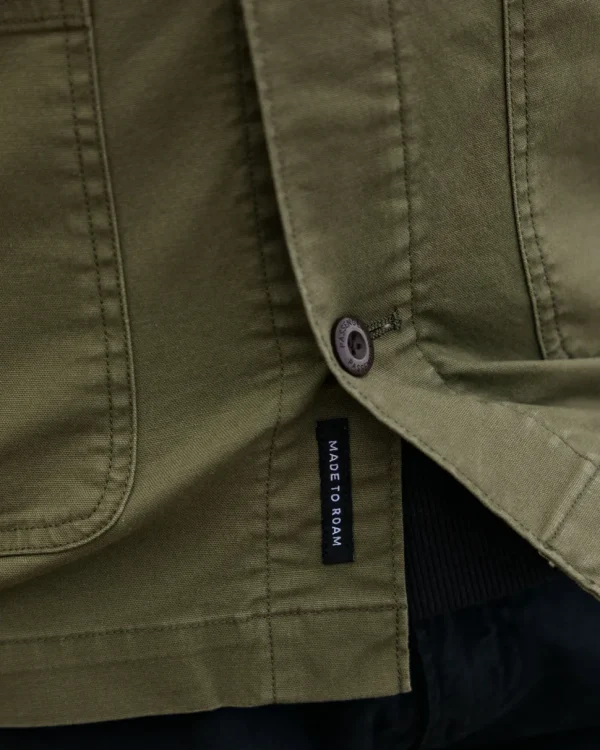 Fashion Passenger Balsa Canvas Overshirt Khaki
