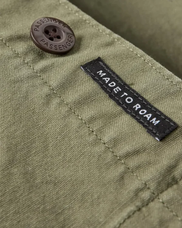 Fashion Passenger Balsa Canvas Overshirt Khaki