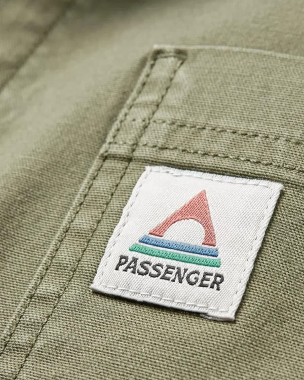 Fashion Passenger Balsa Canvas Overshirt Khaki