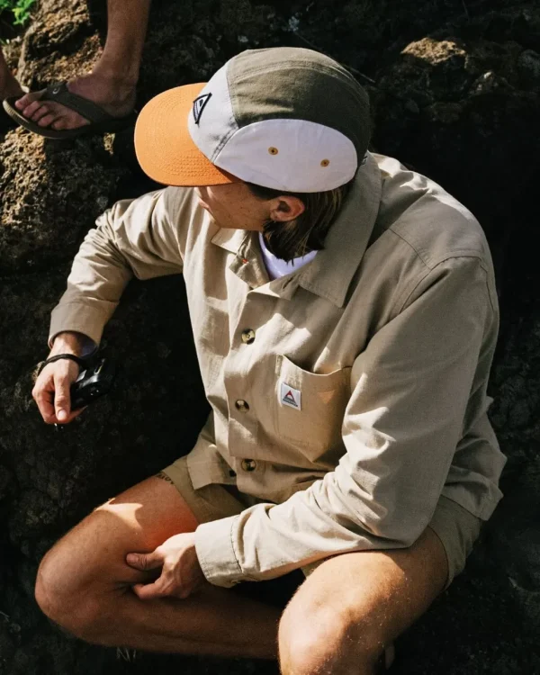 Discount Passenger Balsa Organic Cotton Overshirt Biscuit