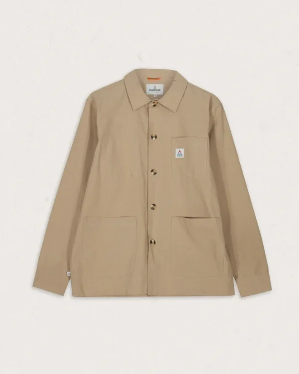 Discount Passenger Balsa Organic Cotton Overshirt Biscuit