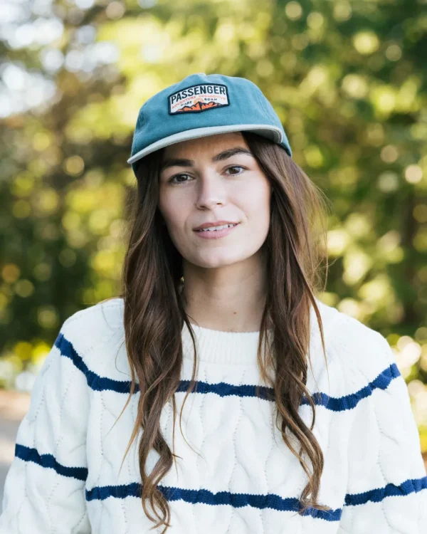 Flash Sale Passenger Barrel Recycled Low Profile Cap Deep Ocean