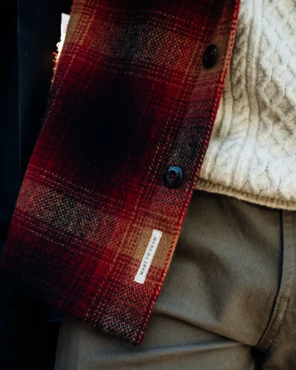 New Passenger Barren Heavyweight Overshirt Wine