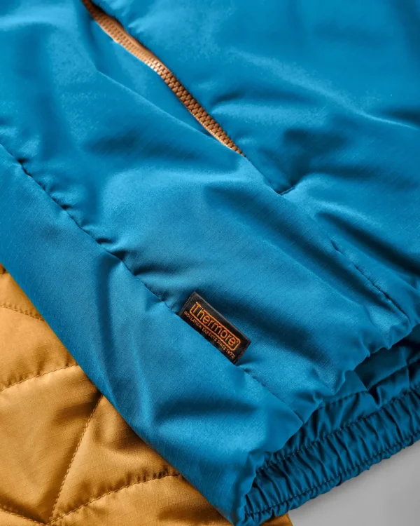 Online Passenger Base Recycled Thermore® Insulated Jacket Dusty Ochre/ Corsair Blue