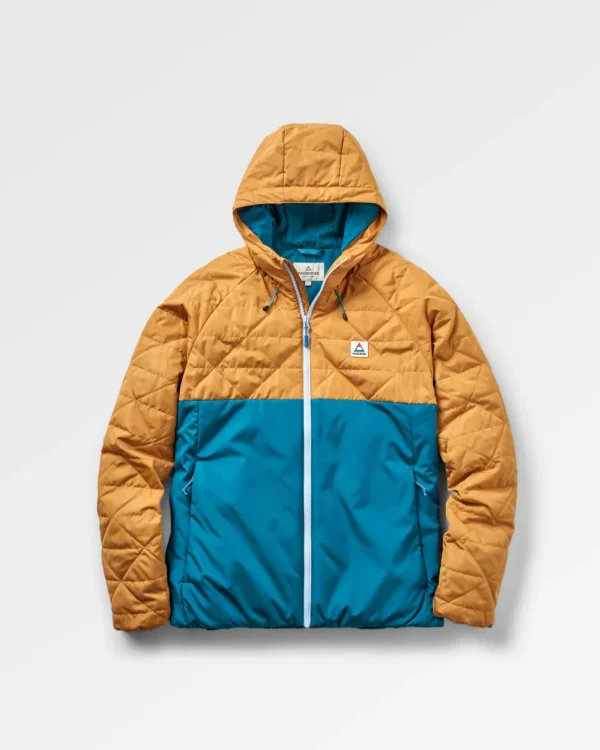 Online Passenger Base Recycled Thermore® Insulated Jacket Dusty Ochre/ Corsair Blue