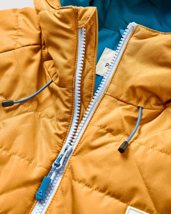 Online Passenger Base Recycled Thermore® Insulated Jacket Dusty Ochre/ Corsair Blue