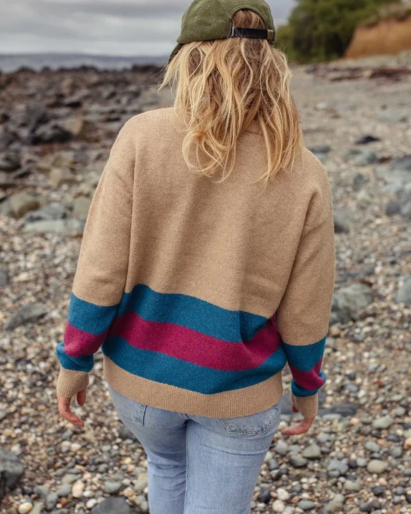 New Passenger Bay Recycled Knitted Jumper Sand
