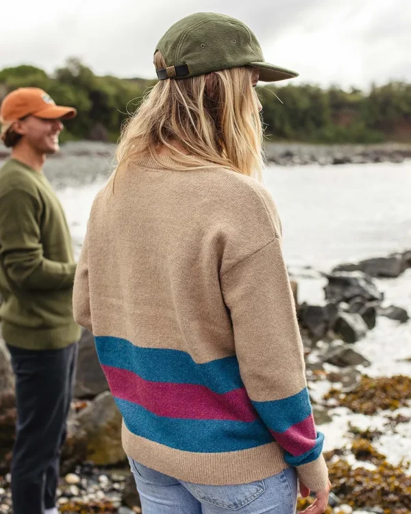 New Passenger Bay Recycled Knitted Jumper Sand