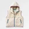 Fashion Passenger Beebalm Recycled Sherpa Fleece Vest Oatmeal