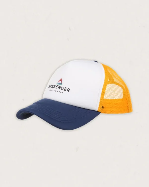 New Floris van Bommel Beechey Snapback Trucker Cap Dark Denim