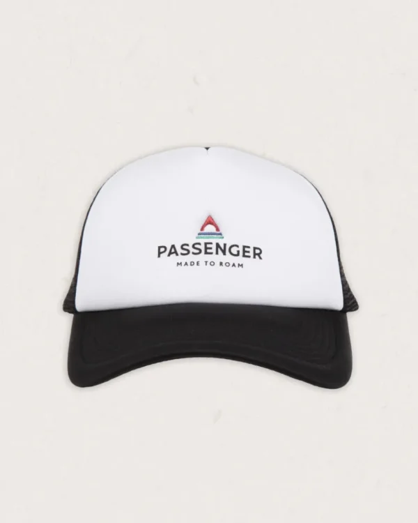 Cheap Passenger Beechey Snapback Trucker Cap Black/White
